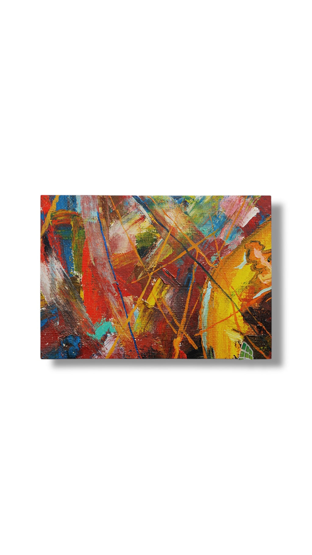 Abstract Tartan Oil Painting Print: Modern Minimalist Wall Art, For Luxury Home Decorations, Great Gift Ready To Hang