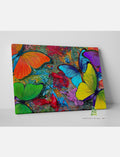 Colourful Butterfly Oil Painting Canvas Art Abstract Wall Art Print Canvas