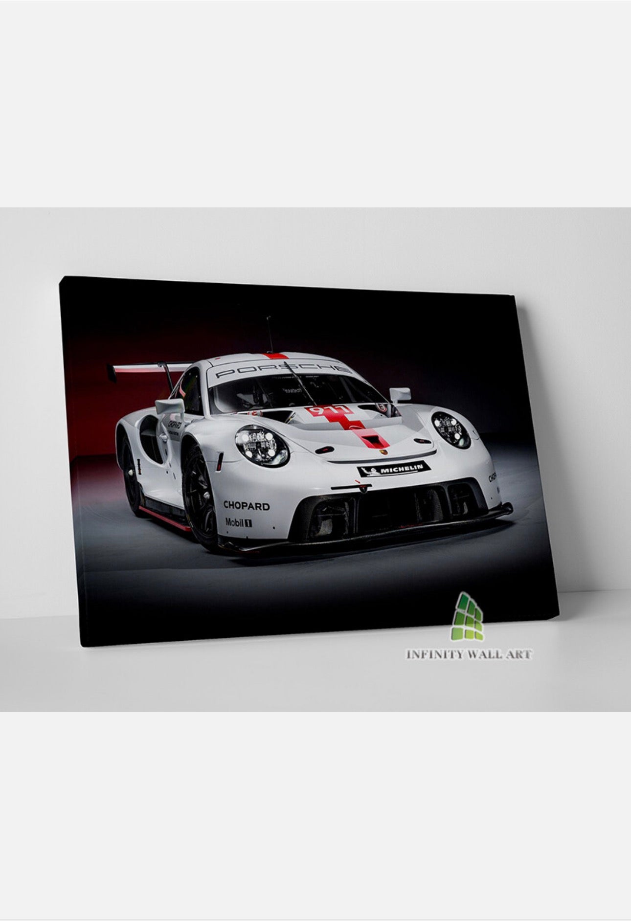 Porsche Racing Sports Car Canvas Art Wall Art Print Picture Framed Decor